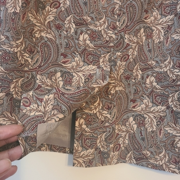 Talbots | Vintage Silk Paisley Print Midi Length Pencil Skirt (Size 12) - Picture 11 of 12